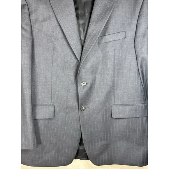 Lauren Ralph Lauren Dark Gray Blazer Mens Sz 44R 2 Button Wool Sport Coat Jacket - Picture 3 of 16